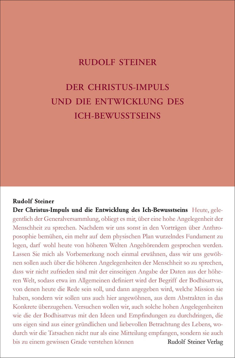 GA 116 Der Christus-Impuls und die Entwicklung des Ich-Bewusstseins