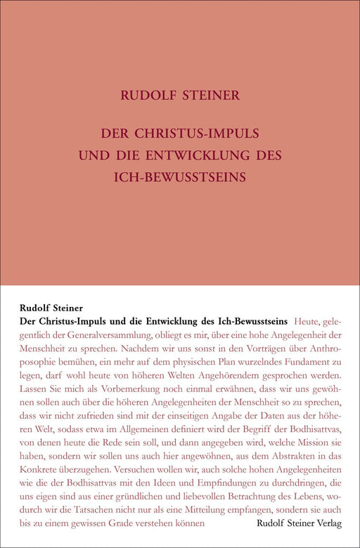 GA 116 Der Christus-Impuls und die Entwicklung des Ich-Bewusstseins