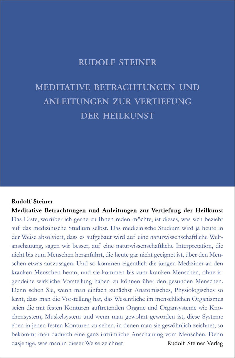 Meditative Betrachtungen und Anleitungen zur Vertiefung der Heilkunst