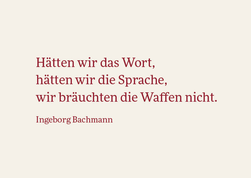 Hätten wir das Wort