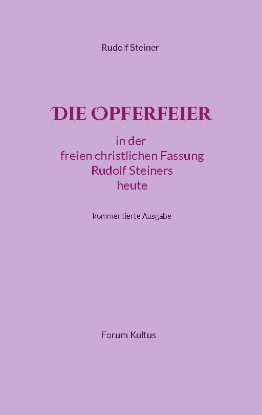 Die Opferfeier