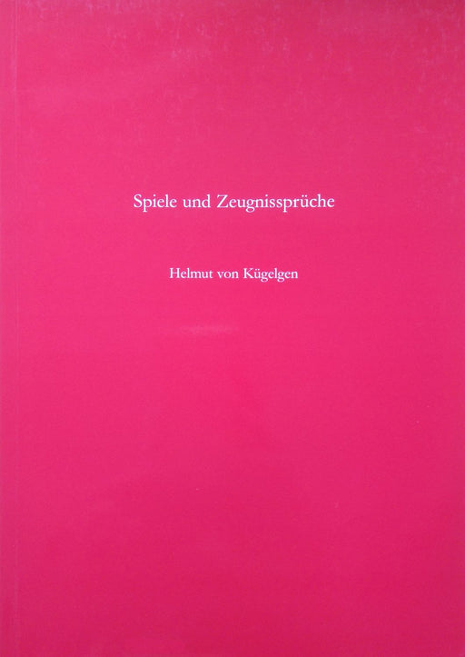 Spiele und Zeugnissprüche