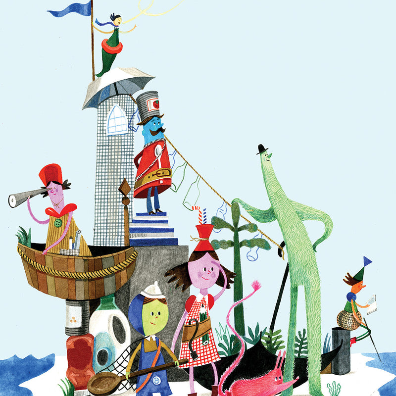 Die Tindims auf der Müllinsel