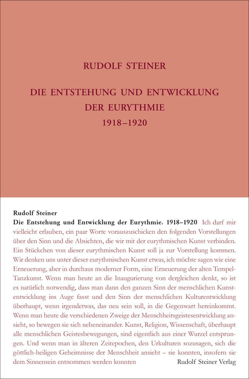 GA 277b: Die Entstehung und Entwicklung der Eurythmie 1918-1920