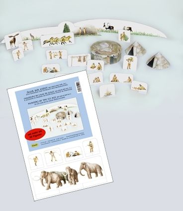 Jäger der Eiszeit – Bastelbogen