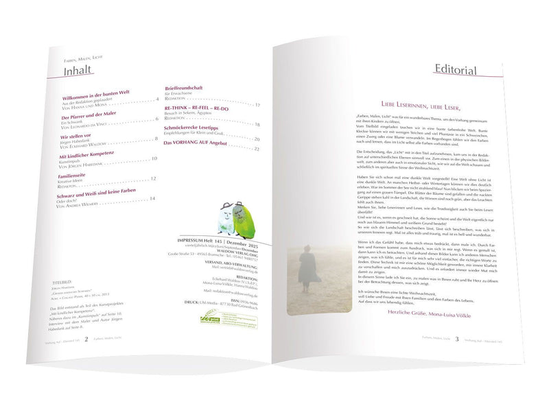 VORHANG AUF Heft 145 Farben, Malen, Licht