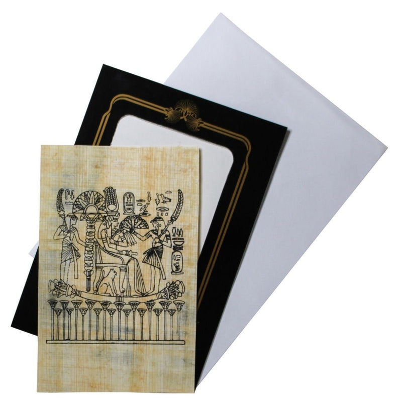 Papyrus Mini-Galerie - Prinzessin auf dem Nilboot