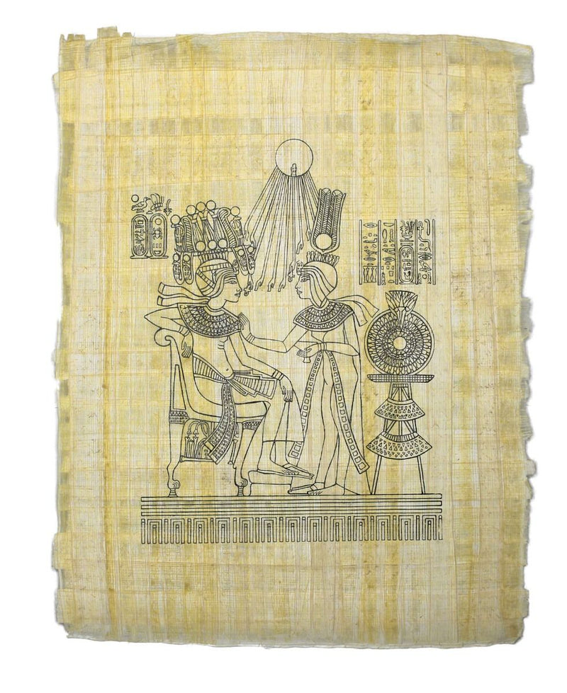 Papyrus Gross-Formate - Der goldene Thron des Tut Anch Amun