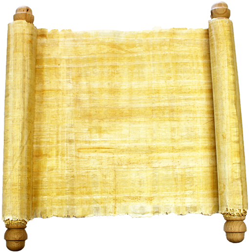 Papyrusrolle 30 × 80 cm - doppelt