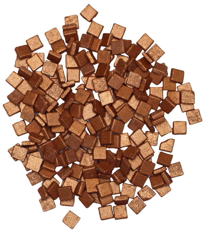 Mosaiksteine - Spezialfarbe Bronze