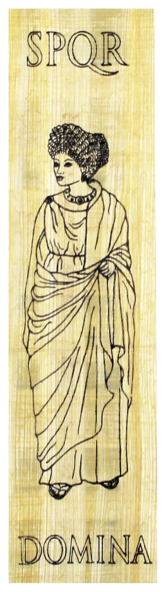Papyrus Lesezeichen - Domina