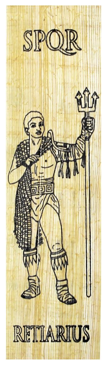 Papyrus Lesezeichen - Retiarius