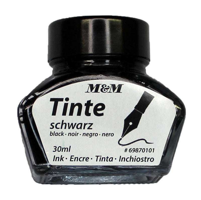 Schwarze Tinte