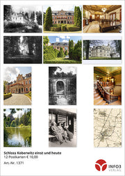 Postkartenset "Schloss Koberwitz einst und heute"