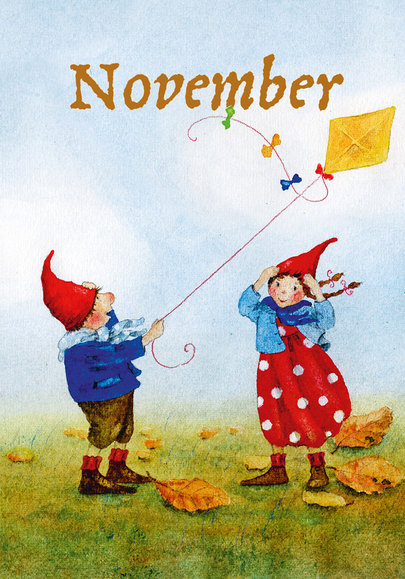 Postkartenbuch »Mit Pippa und Pelle durch das Jahr«