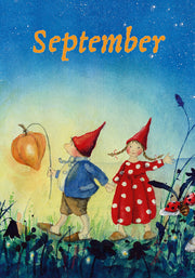 Postkartenbuch »Mit Pippa und Pelle durch das Jahr«