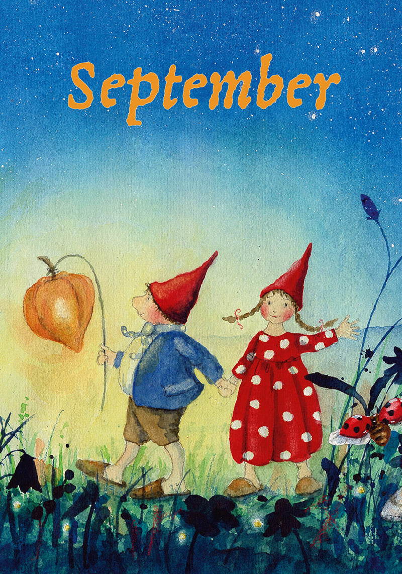 Postkartenbuch »Mit Pippa und Pelle durch das Jahr«