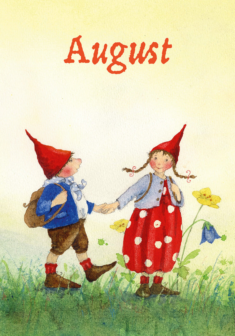 Postkartenbuch »Mit Pippa und Pelle durch das Jahr«