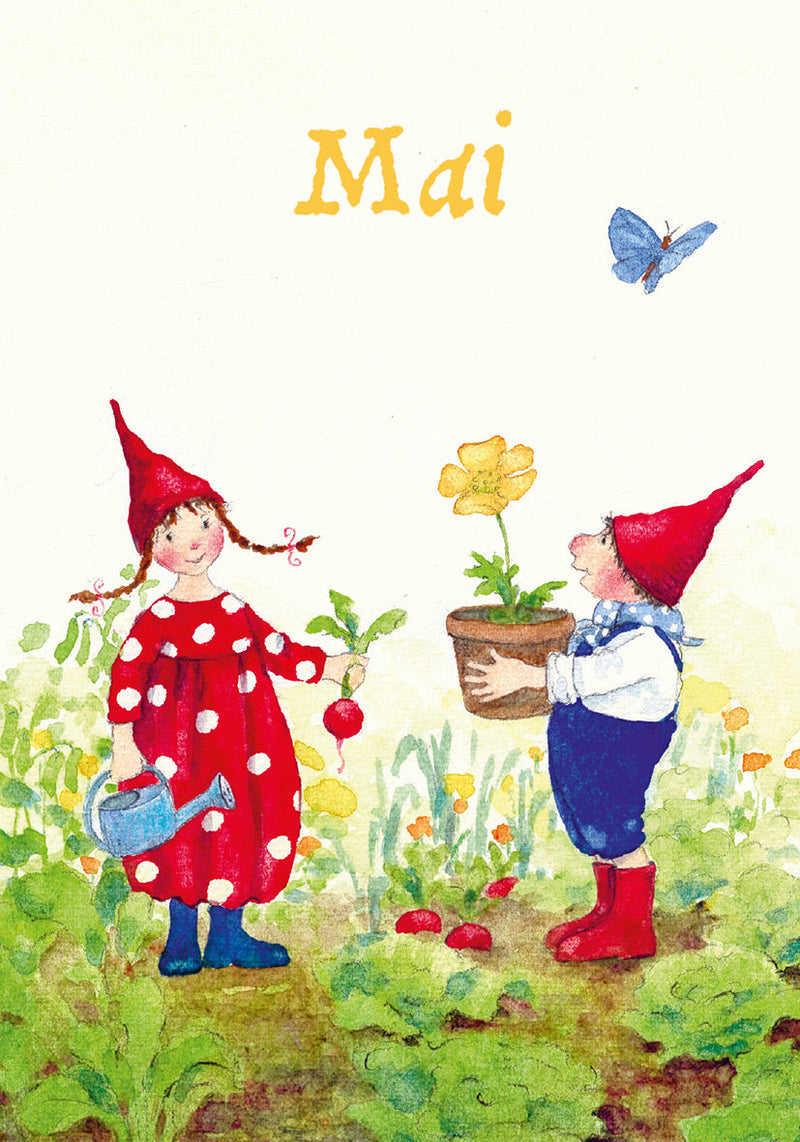 Postkartenbuch »Mit Pippa und Pelle durch das Jahr«