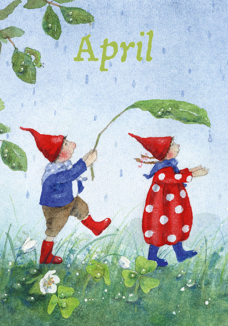 Postkartenbuch »Mit Pippa und Pelle durch das Jahr«