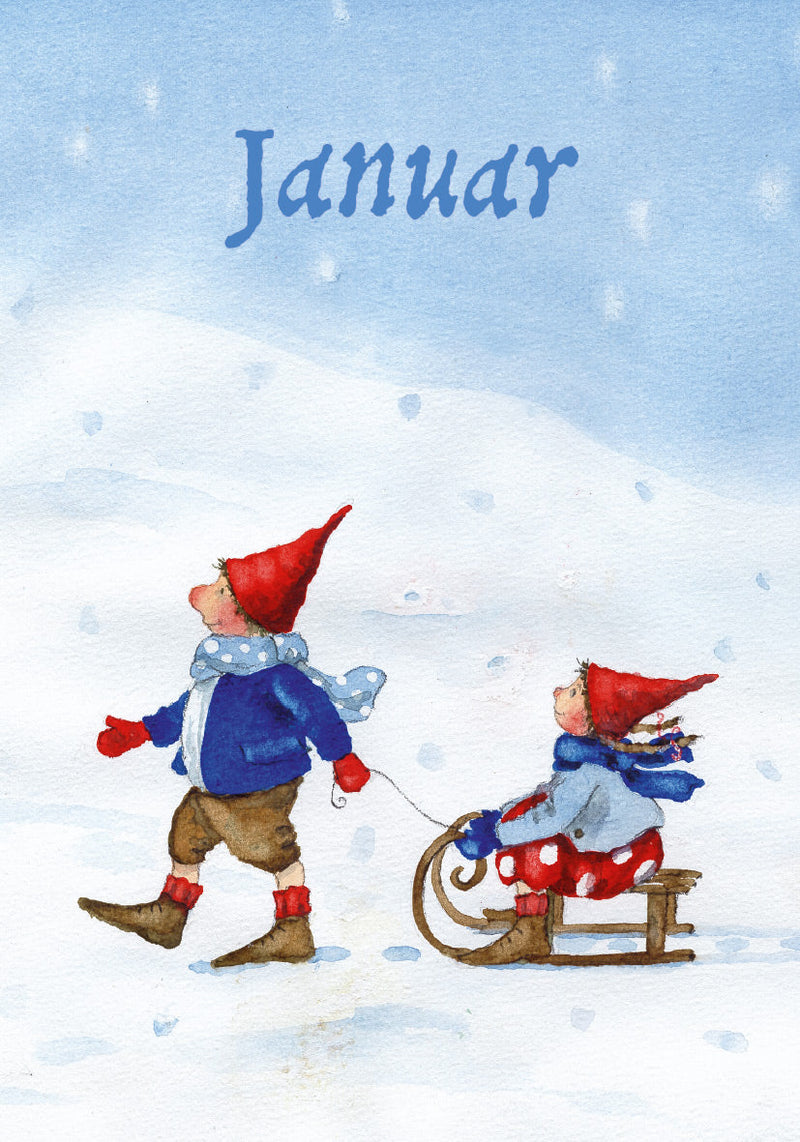 Postkartenbuch »Mit Pippa und Pelle durch das Jahr«