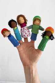 Fingerpüppchen häkeln und nähen