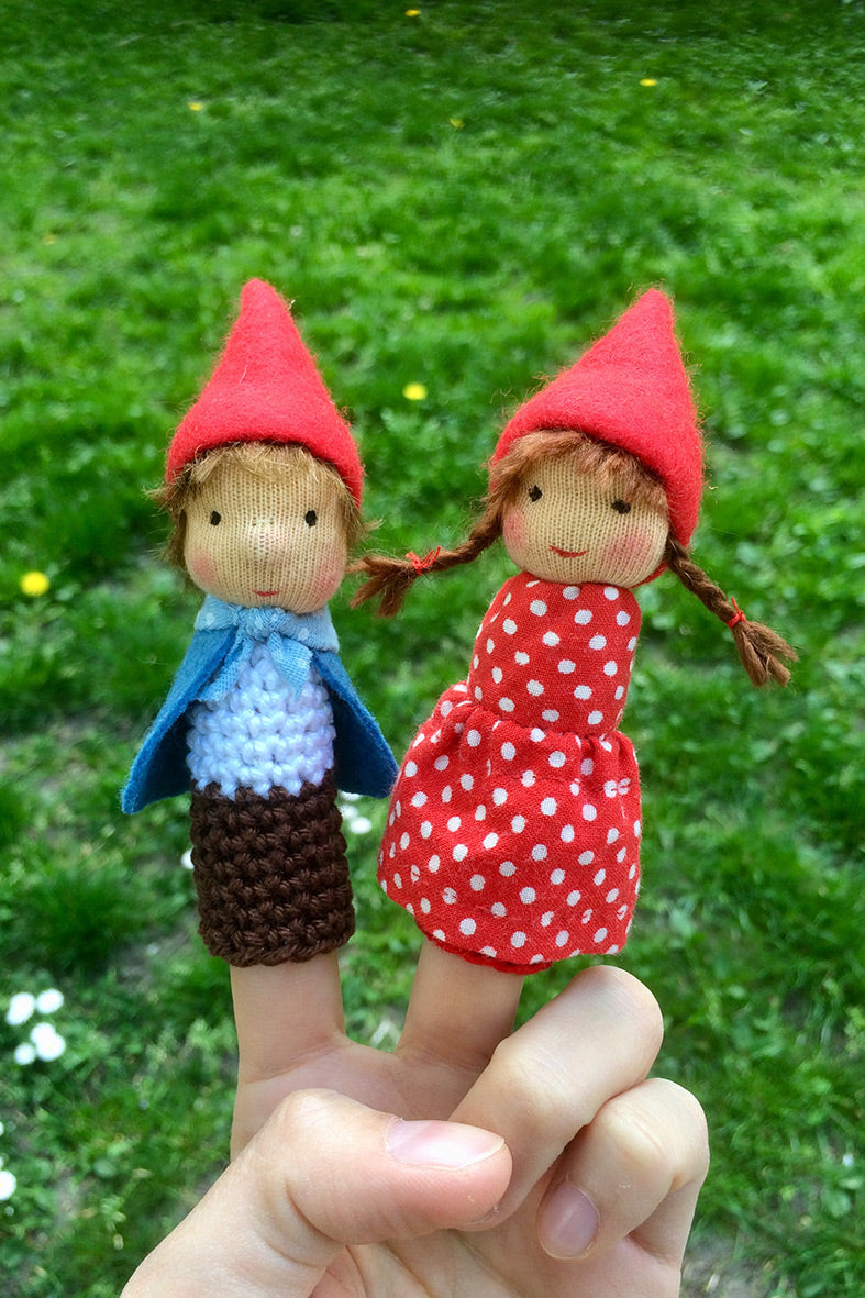 Fingerpüppchen häkeln und nähen