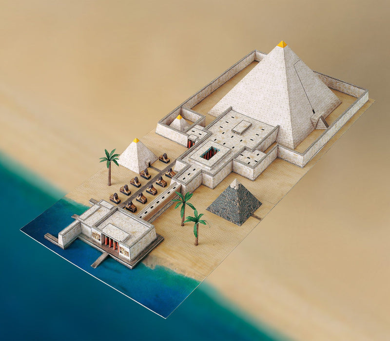 Ägyptische Pyramidenanlage - Schreiber Bogen