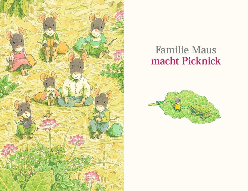 Familie Maus feiert die Jahreszeiten