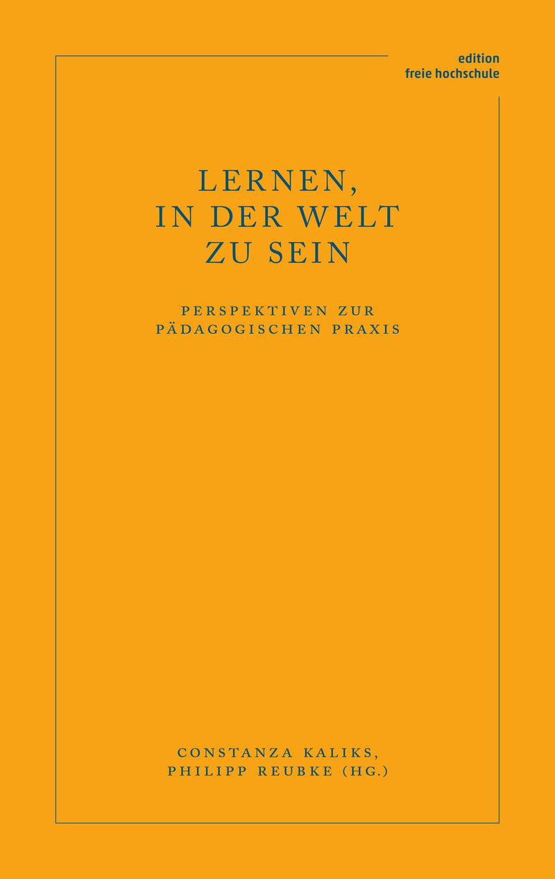 Lernen, in der Welt zu sein