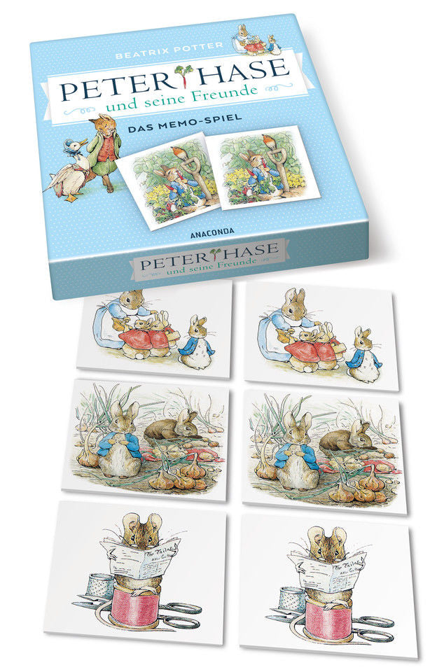 Memospiel: Peter Hase und seine Freunde