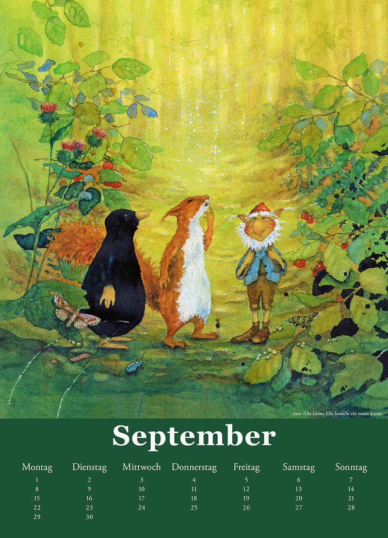 Kinderzimmer-Kalender 2026 »Wichtelwelten«