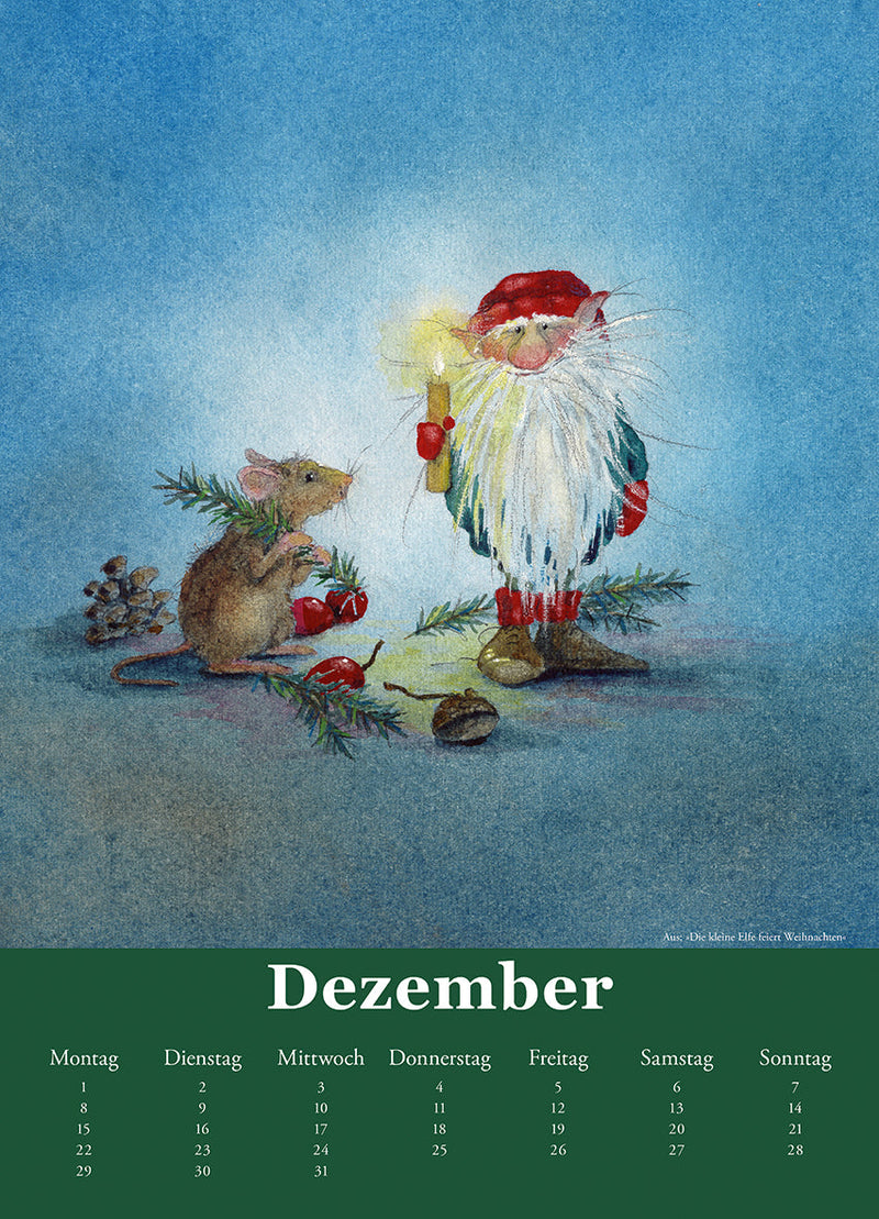 Kinderzimmer-Kalender 2026 »Wichtelwelten«