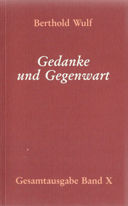 Gedanke und Gegenwart