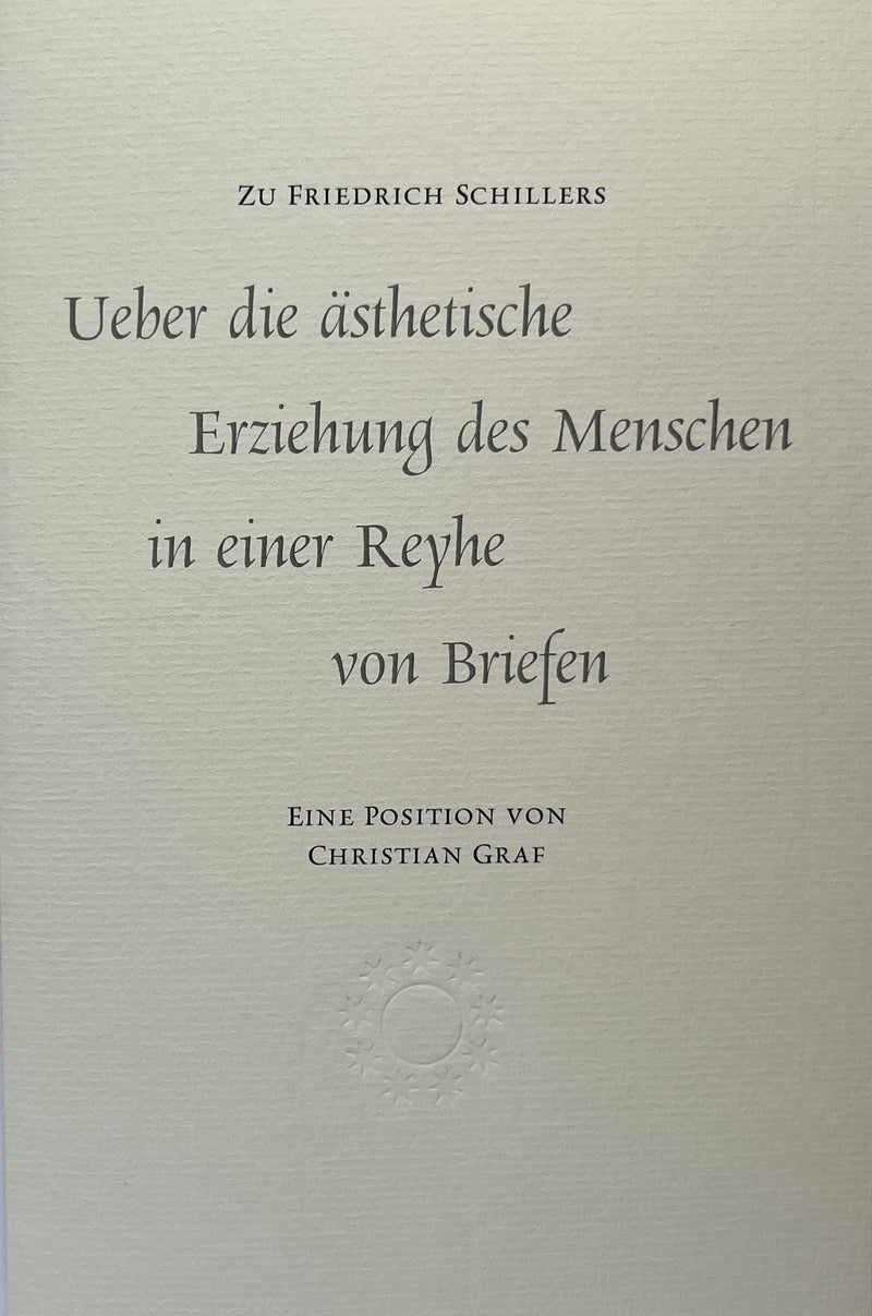 Selbsterziehung mit Schiller