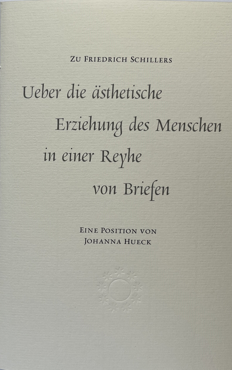 Plädoyer für eine apokalyptische Schiller-Lektüre