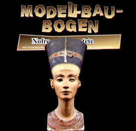 Bastelbogen Nofretete