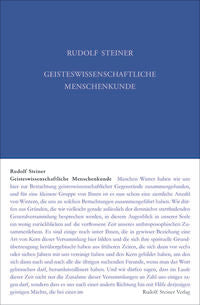 Geisteswissenschaftliche Menschenkunde