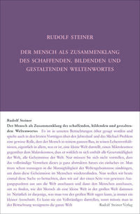 Der Mensch als Zusammenklang des schaffenden, bildenden und gestaltenden Weltenwortes