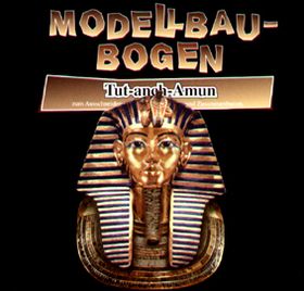 Bastelbogen Totenmaske