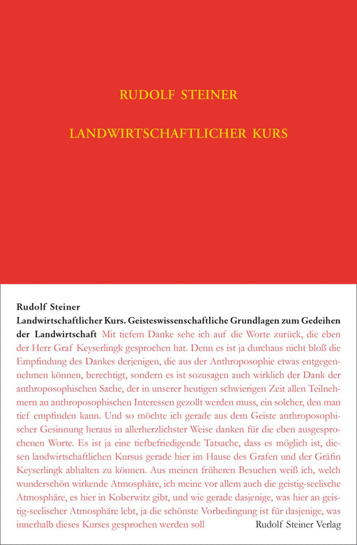 Landwirtschaftlicher Kurs
