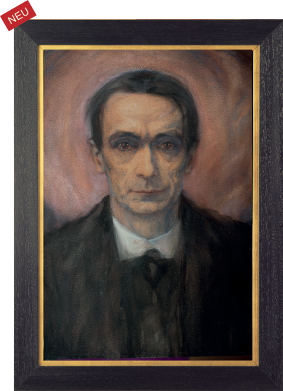 Rudolf Steiner angesichts des brennenden Ersten Goetheanums