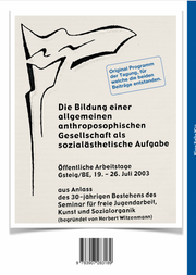 Evolution und Institution / Tempelbau und Bruderbund