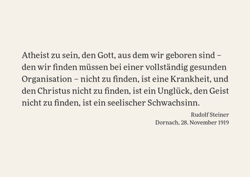 Atheist zu sein