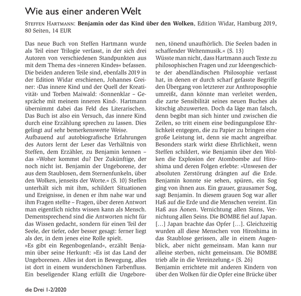 Benjamin oder Das Kind über den Wolken