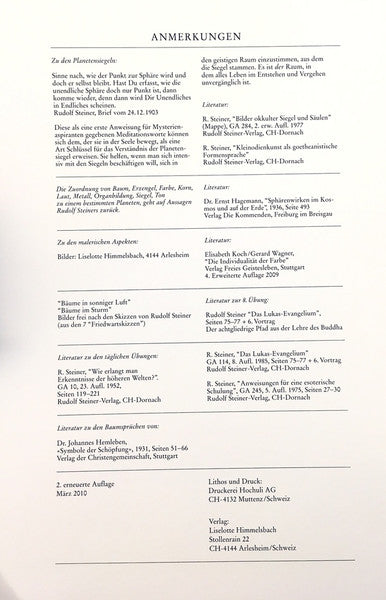 Besinnung zu den Wochentagen