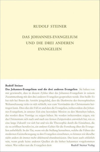 Das Johannes-Evangelium und die drei anderen Evangelien