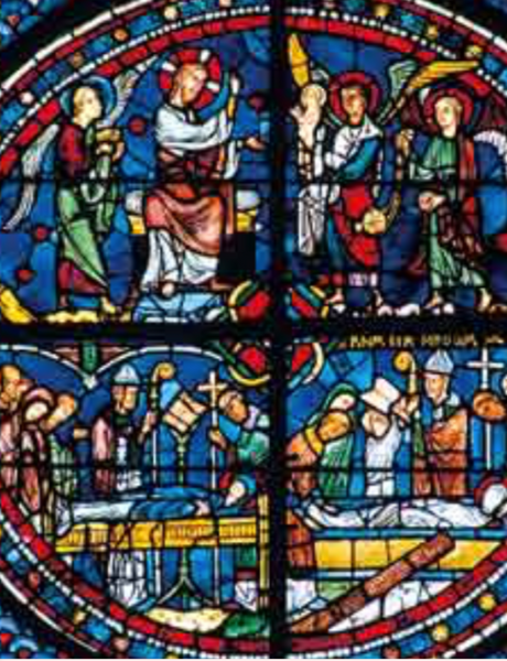 Die Glasfenster der Kathedrale von Chartres