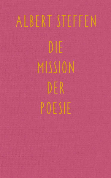 Die Mission der Poesie