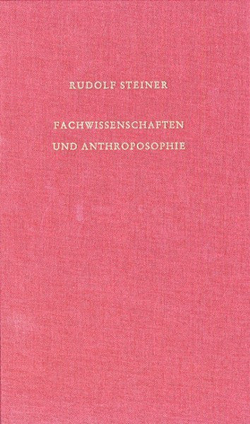 GA 073a Fachwissenschaften und Anthroposophie
